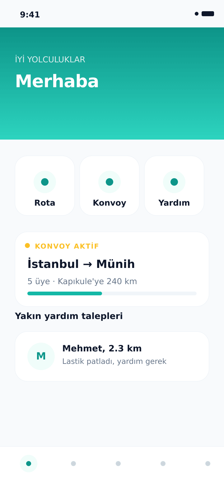 Anasayfa ekranı